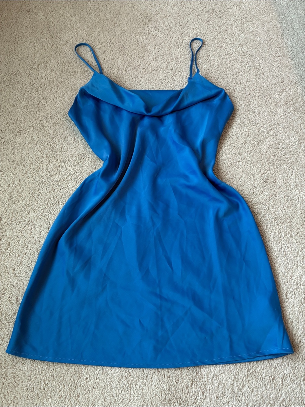 Urban outfitters size M Blue Slip mini Dress with spaghetti straps